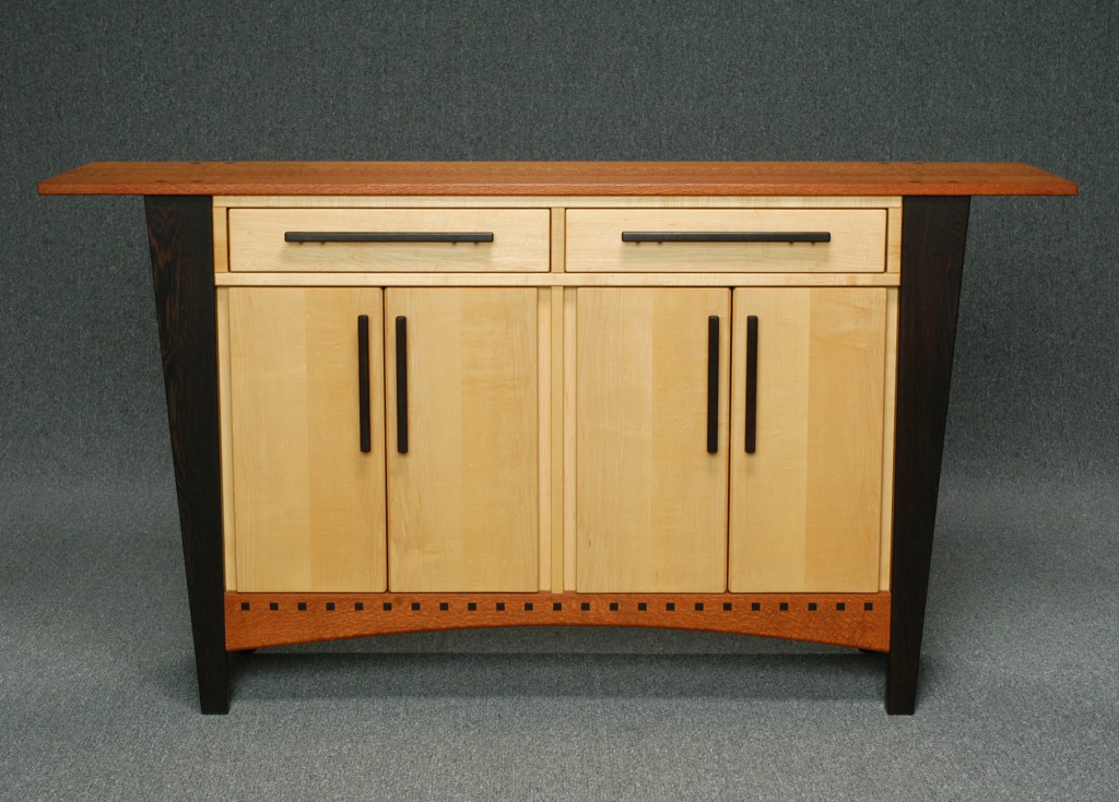 cabinet with tapered legs