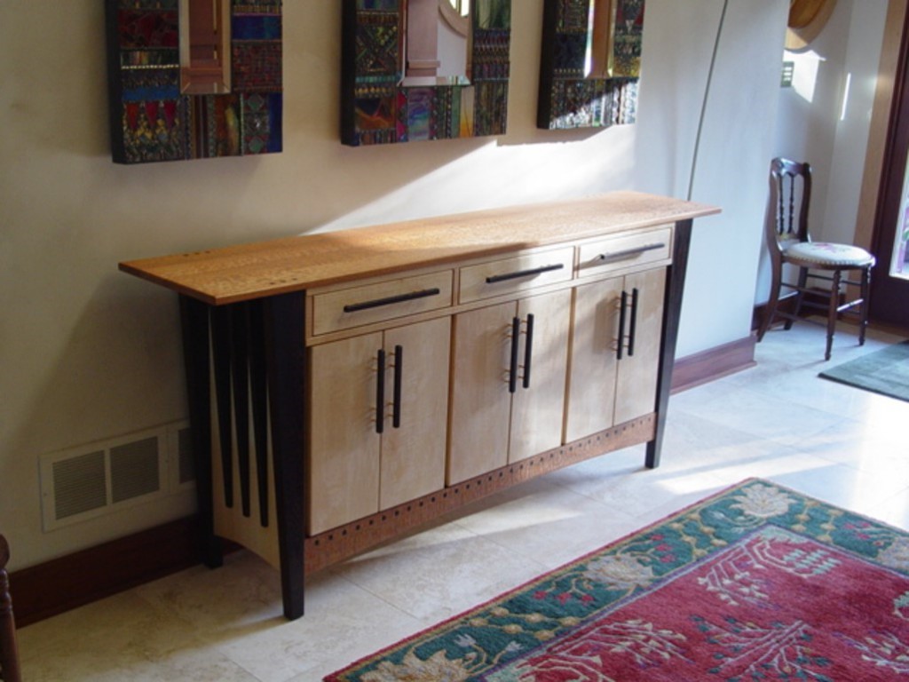 Cabinet with Tapered Legs 2